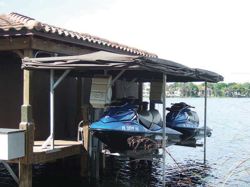 Touchless Boat Cover Personal Watercraft Frame